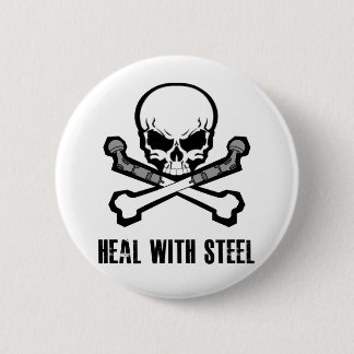 Skull and Crossbones Button