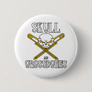 Skull and Crossbones Button (Trombones)