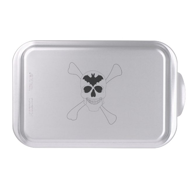 Skull And Crossbones Cake Pan (Front)