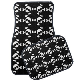 Skull and Crossbones Car Mat