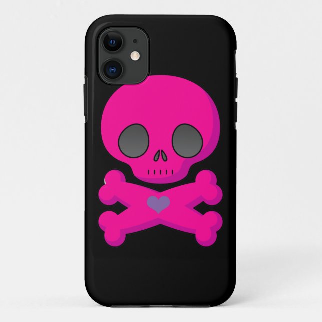 Skull and Crossbones Case-Mate iPhone Case (Back)