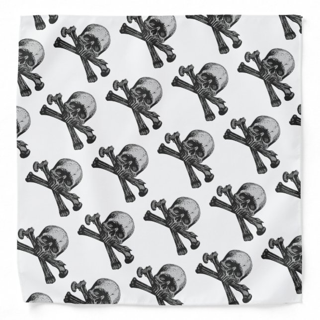 Skull and crossbones classic bandana (Front)