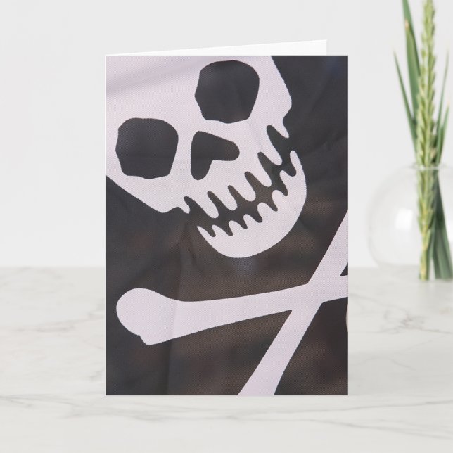 Skull and Crossbones Customizable Cards (Front)