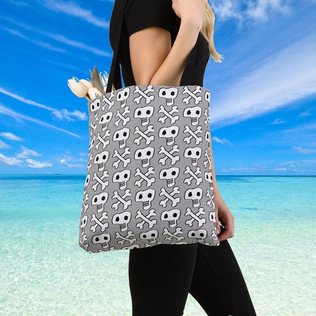 Skull and crossbones design. Ladies Tote Bag (Creator Uploaded)