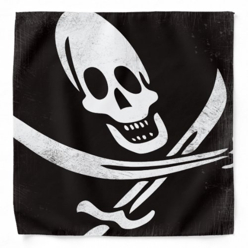 skull and crossbones dog bandana