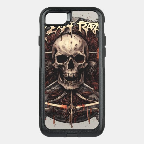  Skull and Crossbones Edgy Mobile Cover OtterBox Commuter iPhone SE87 Case