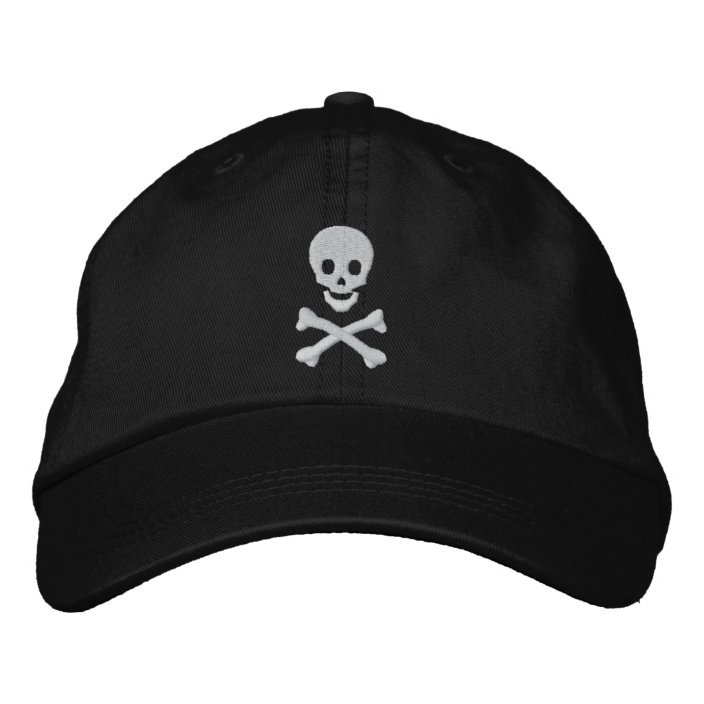 skull and crossbones baseball cap