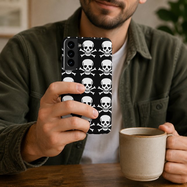 Skull and Crossbones Halloween Samsung Galaxy Case (Skull and Crossbones Halloween Samsung Galaxy Case)
