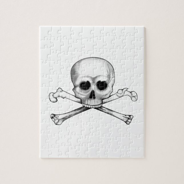 Skull and Crossbones Jigsaw Puzzle (Vertical)