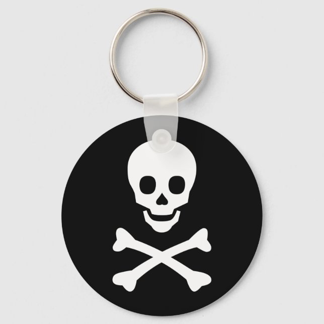 Skull and Crossbones Keychain (Front)