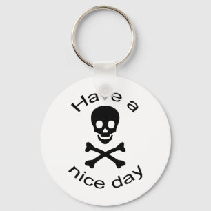 Skull and Crossbones Keychain
