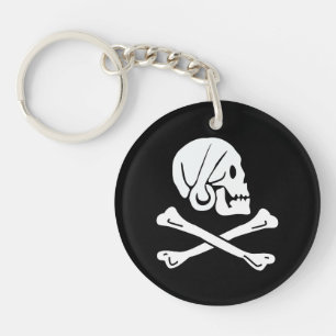 Skull and Crossbones Keychain