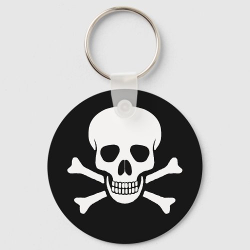 Skull and Crossbones Keychain