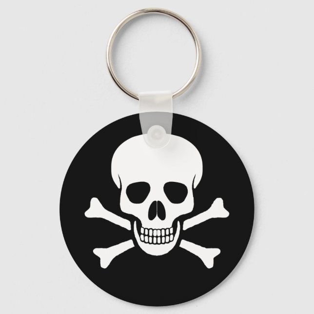 Skull and Crossbones Keychain (Front)
