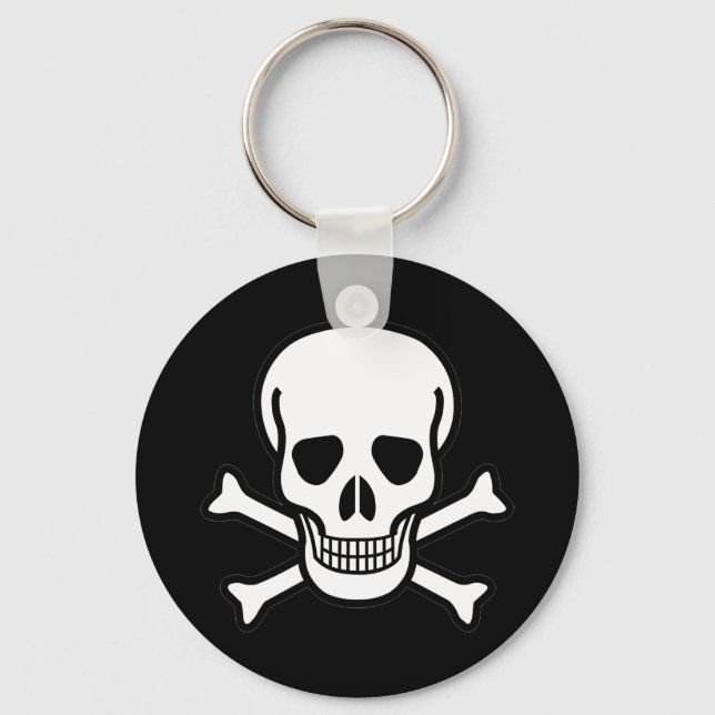 Skull and Crossbones Keychain (Front)