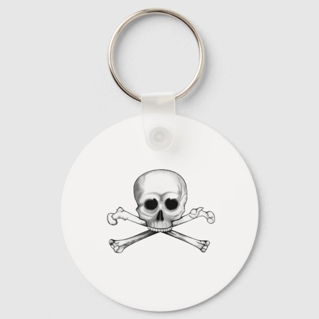 Skull and Crossbones Keychain (Front)