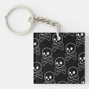 Skull And Crossbones Keychain