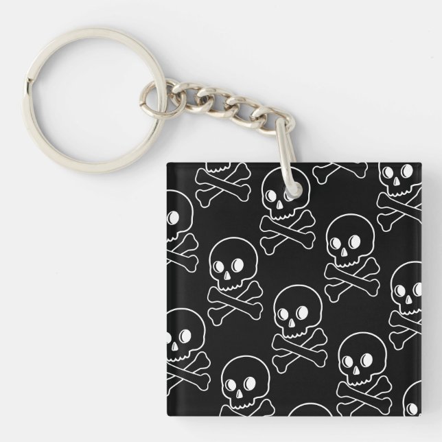 Skull And Crossbones  Keychain (Front)