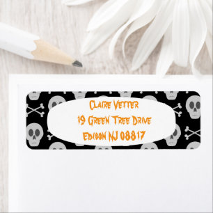 Skull and Crossbones Label