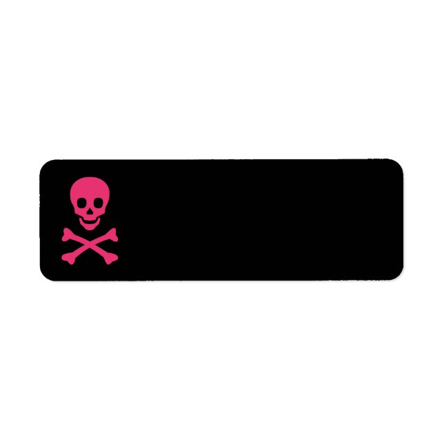 Skull and Crossbones Label (Front)