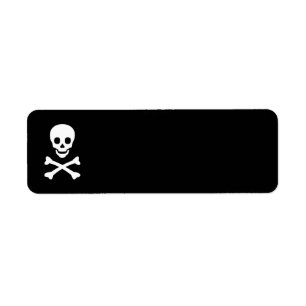Skull and Crossbones Label