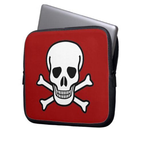 Skull and Crossbones Laptop Sleeve