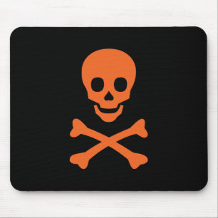 Skull and Crossbones Mouse Pad