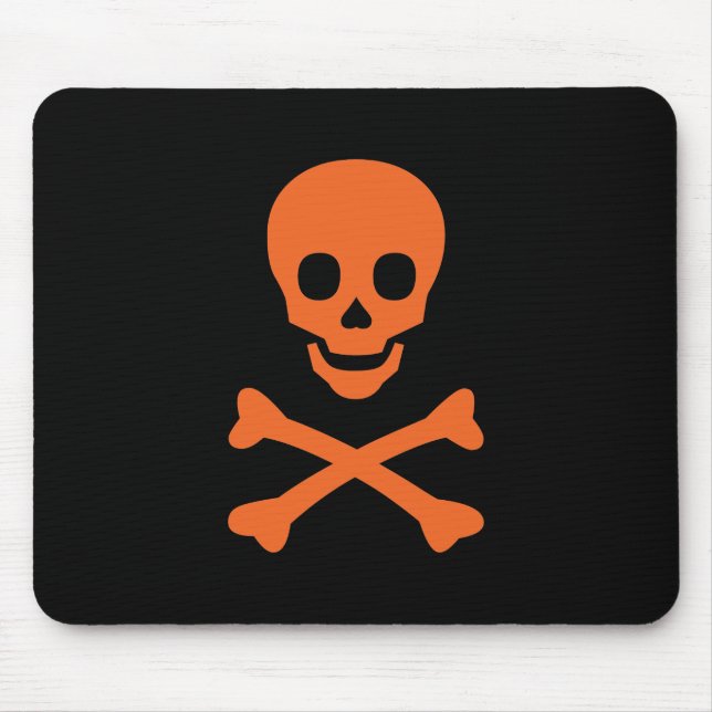 Skull and Crossbones Mouse Pad (Front)