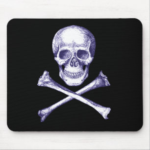 Skull and Crossbones Mouse Pad