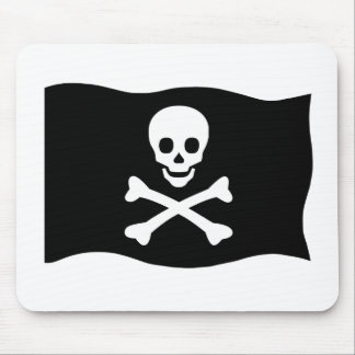 Skull and Crossbones Mouse Pad