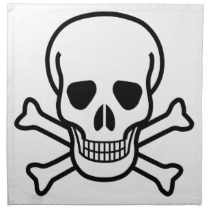 Skull and Crossbones Napkin