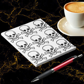 Skull and Crossbones Notepad