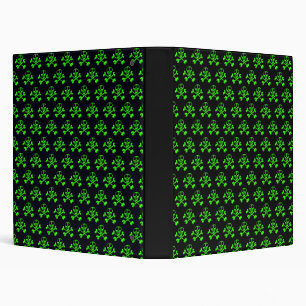Skull and Crossbones Pattern 3 Ring Binder