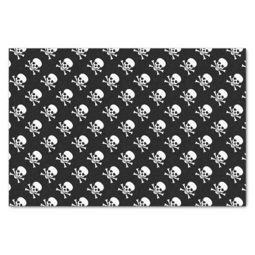 Skull and Crossbones Pattern Tissue Paper