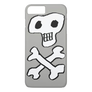 Skull and crossbones pirate design iPhone 8 plus/7 plus case