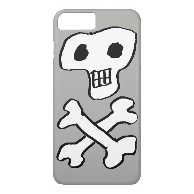 Skull and crossbones pirate design Case-Mate iPhone case (Back)