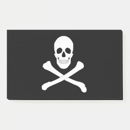 Skull and Crossbones Pirate Flag Post_it Notes
