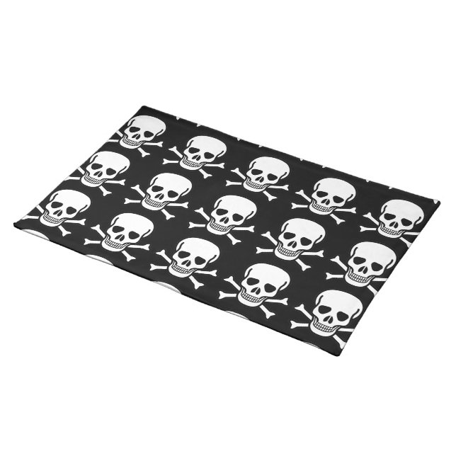 Skull and Crossbones Placemat (On Table)