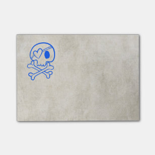 Skull and Crossbones Post-it Notes