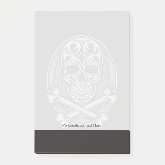 Skull And Crossbones Post-it Notes (Front)