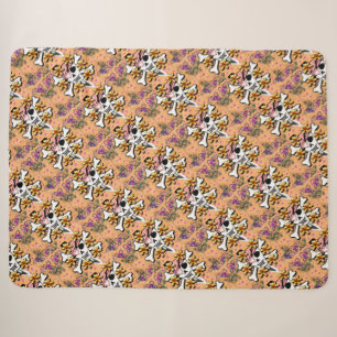 Skull and Crossbones Sherpa Blanket