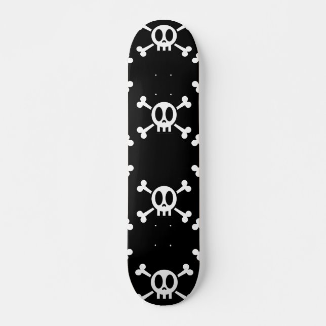 Skull and Crossbones Skateboard (Front)