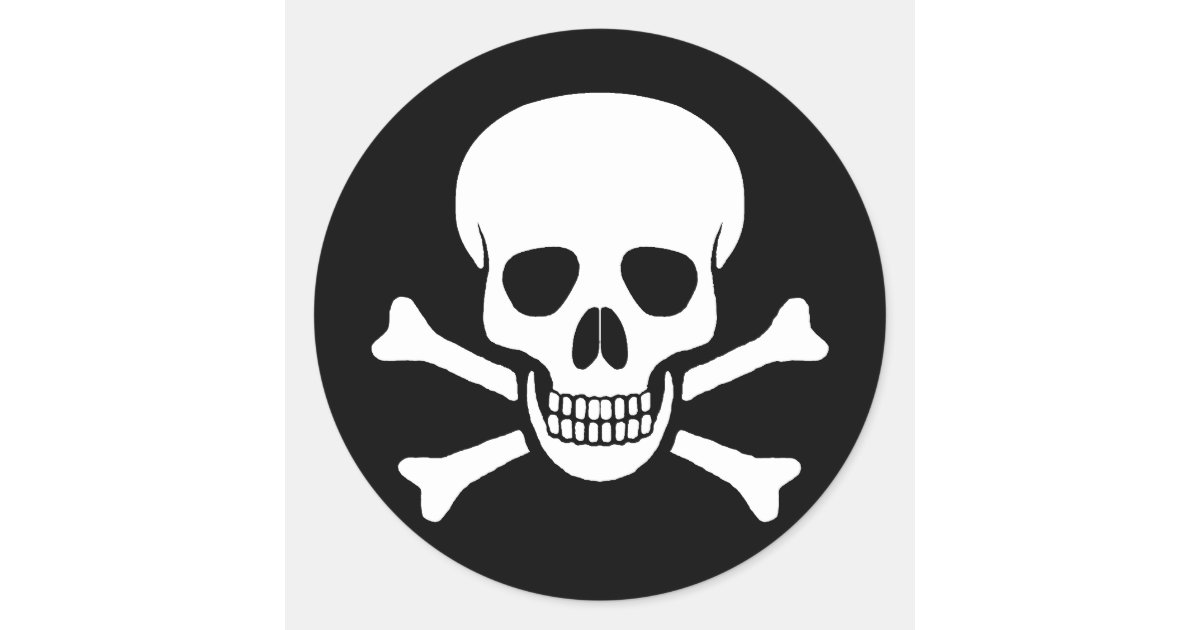 Skull and Crossbones Sticker