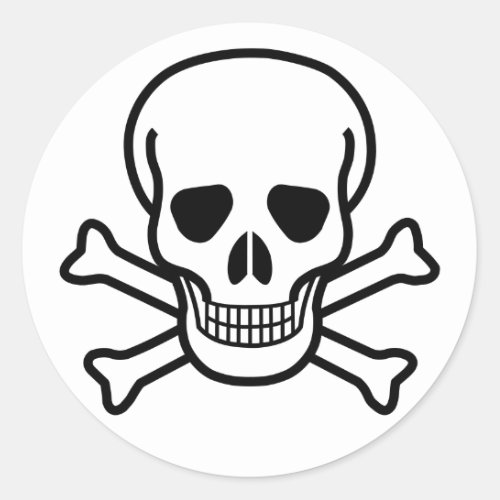 Skull and Crossbones Sticker