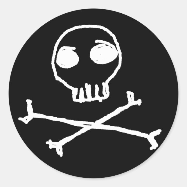 Skull and Crossbones Stickers (Front)