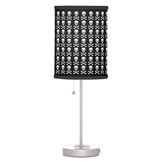 Skull and Crossbones Table Lamp (Right)