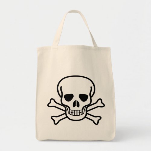 Skull and Crossbones Tote Bag