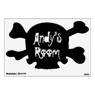 Skull and Crossbones Wall Decal