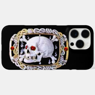 SKULL AND CROSSED BONES RUBY RENAISSANCE JEWEL iPhone 16 PRO MAX CASE