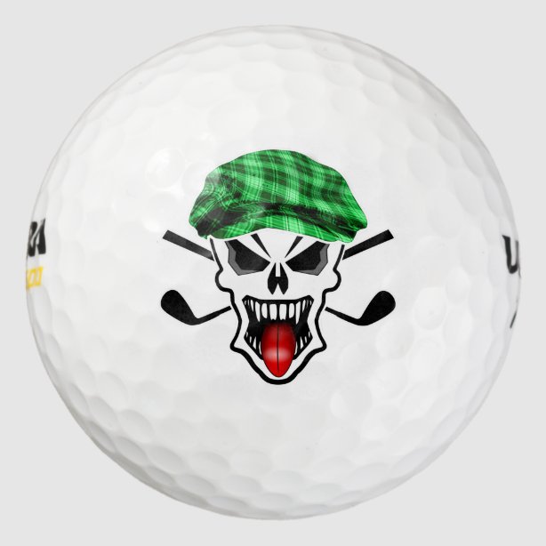 Skull Golf Balls Zazzle